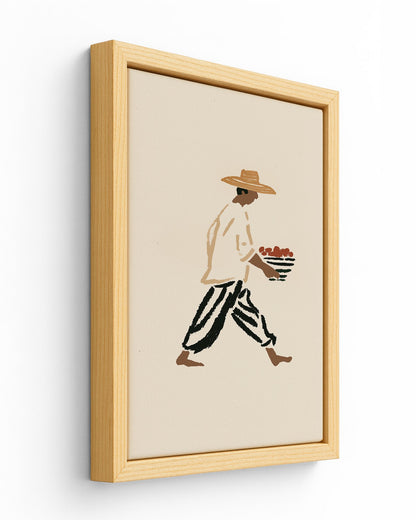 Market Bound - Wood Framed Canvas