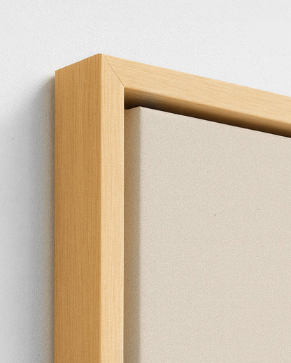 Market Bound - Wood Framed Canvas Detail