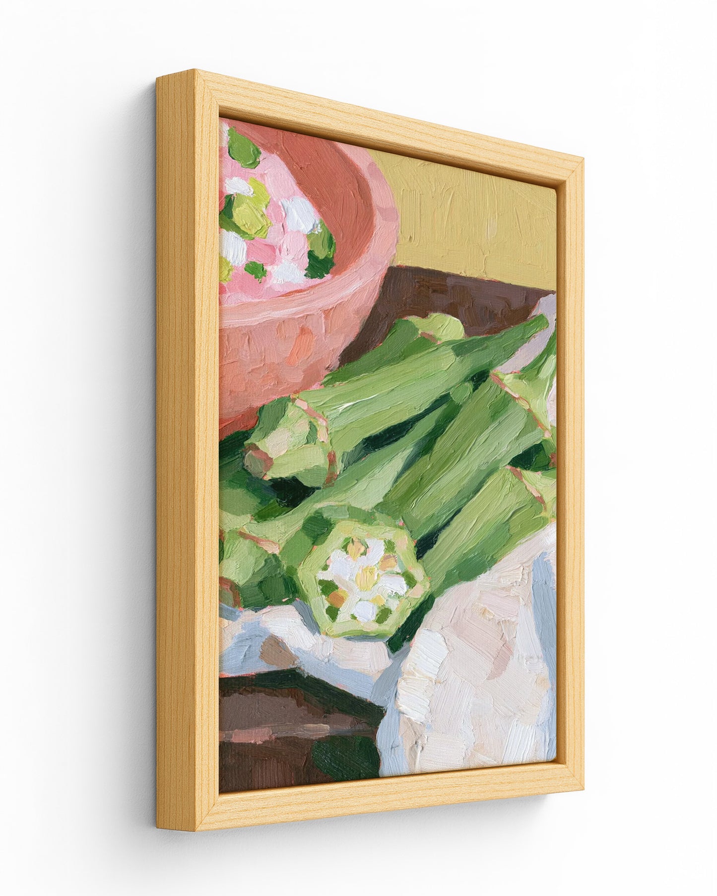 Market Table - Wood Framed Canvas