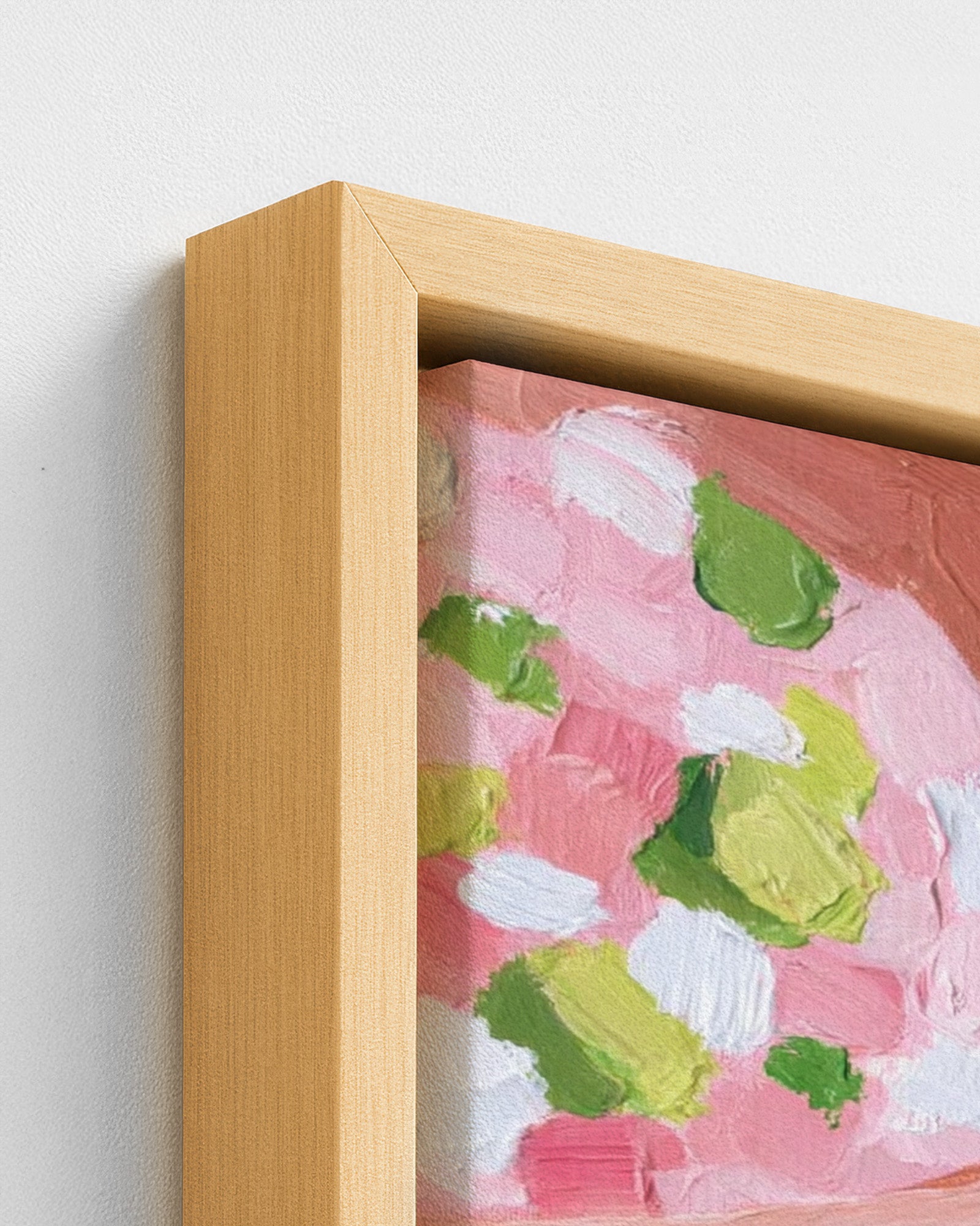 Market Table - Wood Framed Canvas Detail