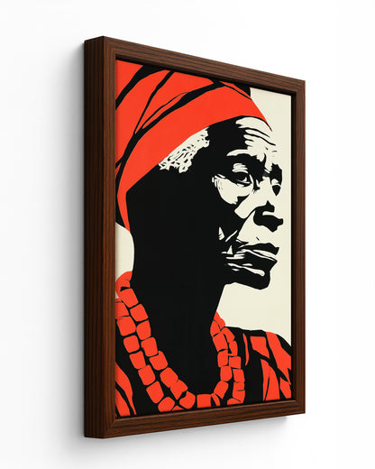 Matriarch - Black Framed Canvas