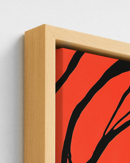 Matriarch - Wood Framed Canvas Detail