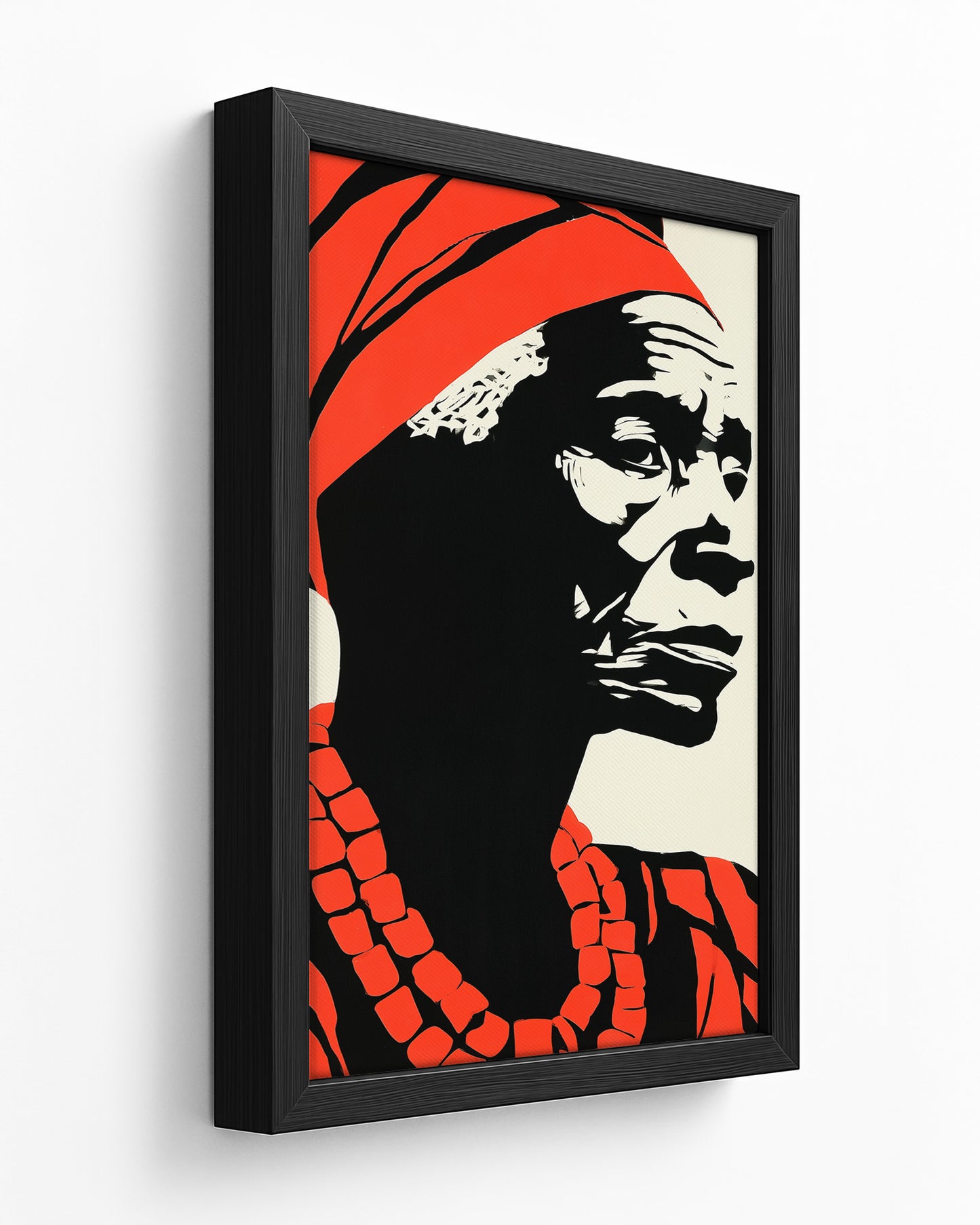 Matriarch - Dark Wood Framed Canvas