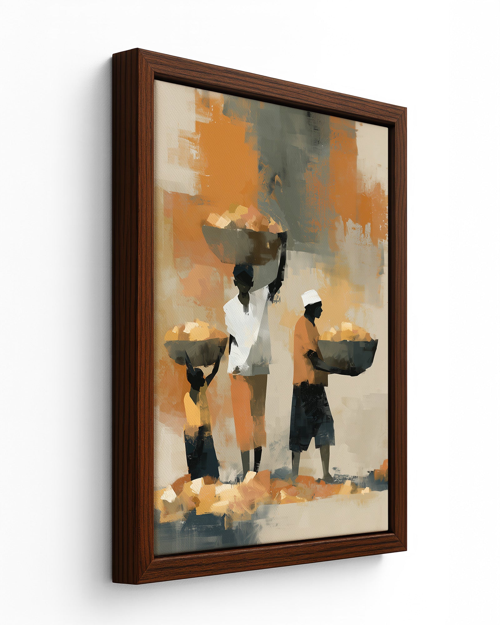 New Yam - Black Framed Canvas