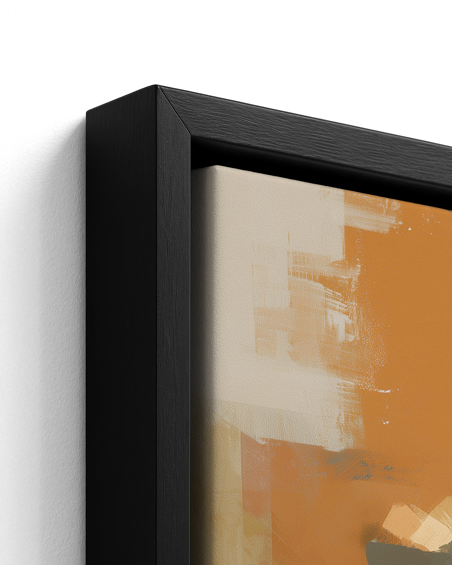 New Yam - Black Framed Canvas Detail
