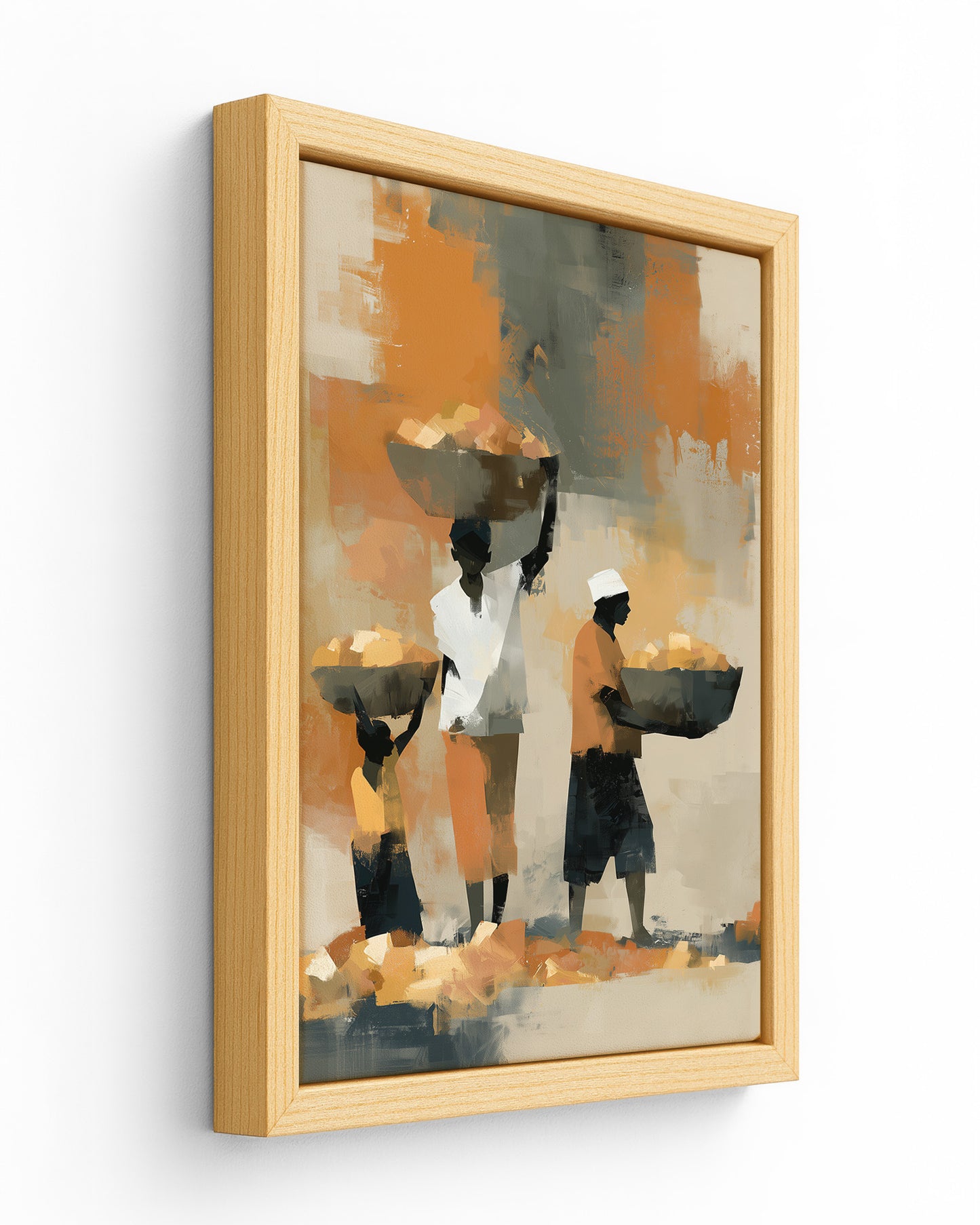 New Yam - Wood Framed Canvas
