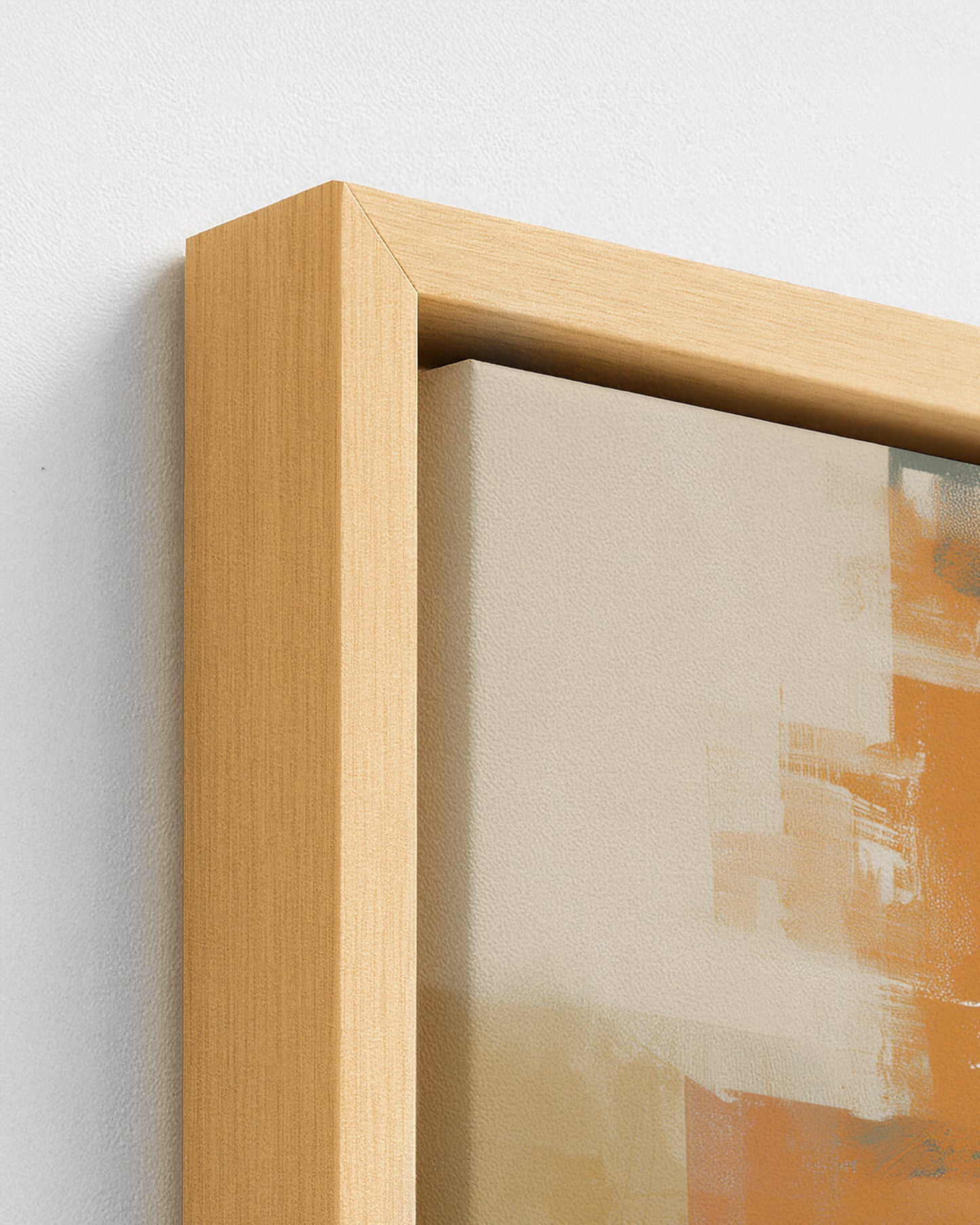 New Yam - Wood Framed Canvas Detail
