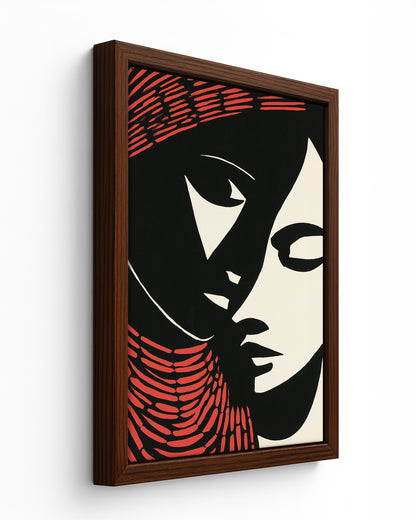 Nne - Black Framed Canvas