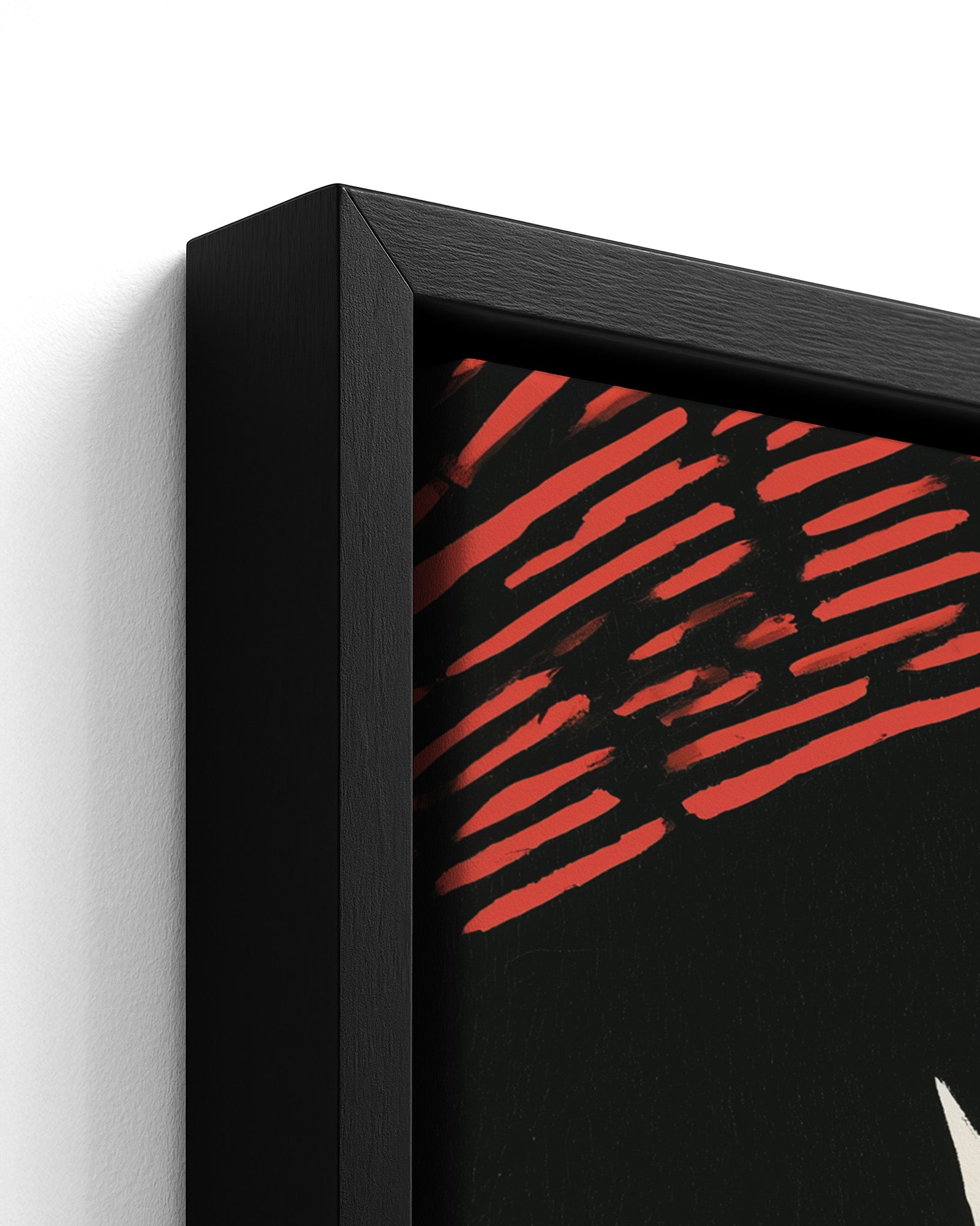 Nne - Black Framed Canvas Detail