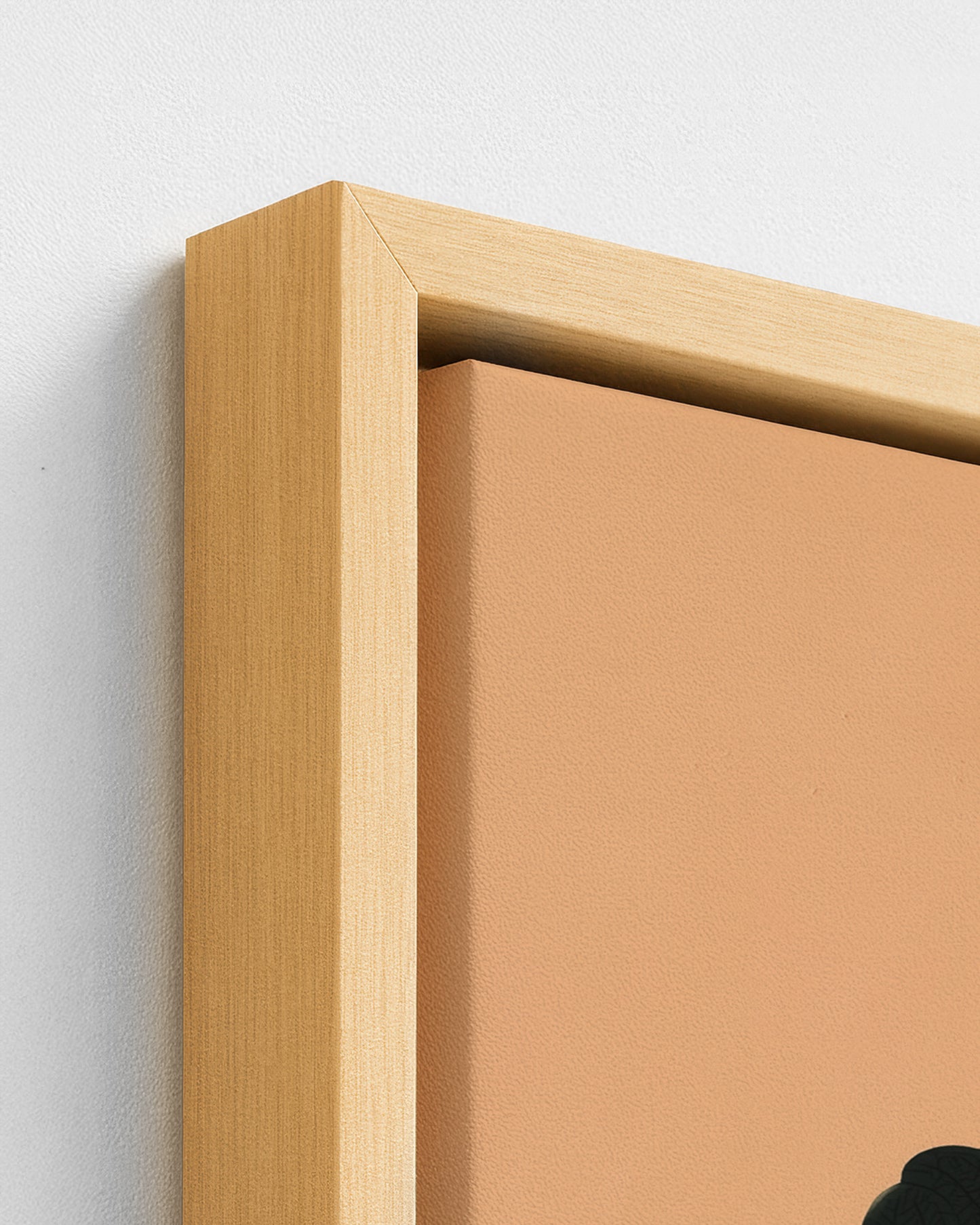 Ochre - Wood Framed Canvas Detail