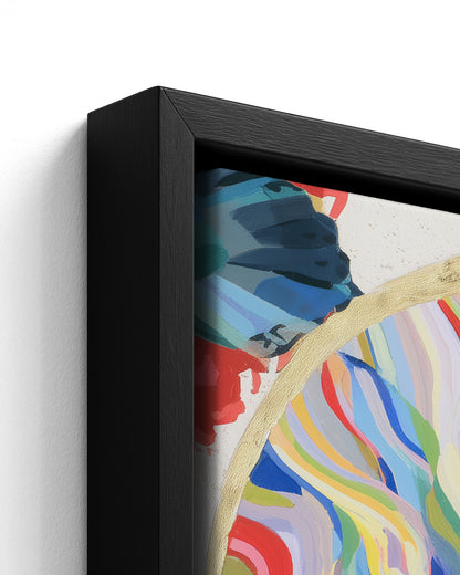 Oja - Black Framed Canvas Detail