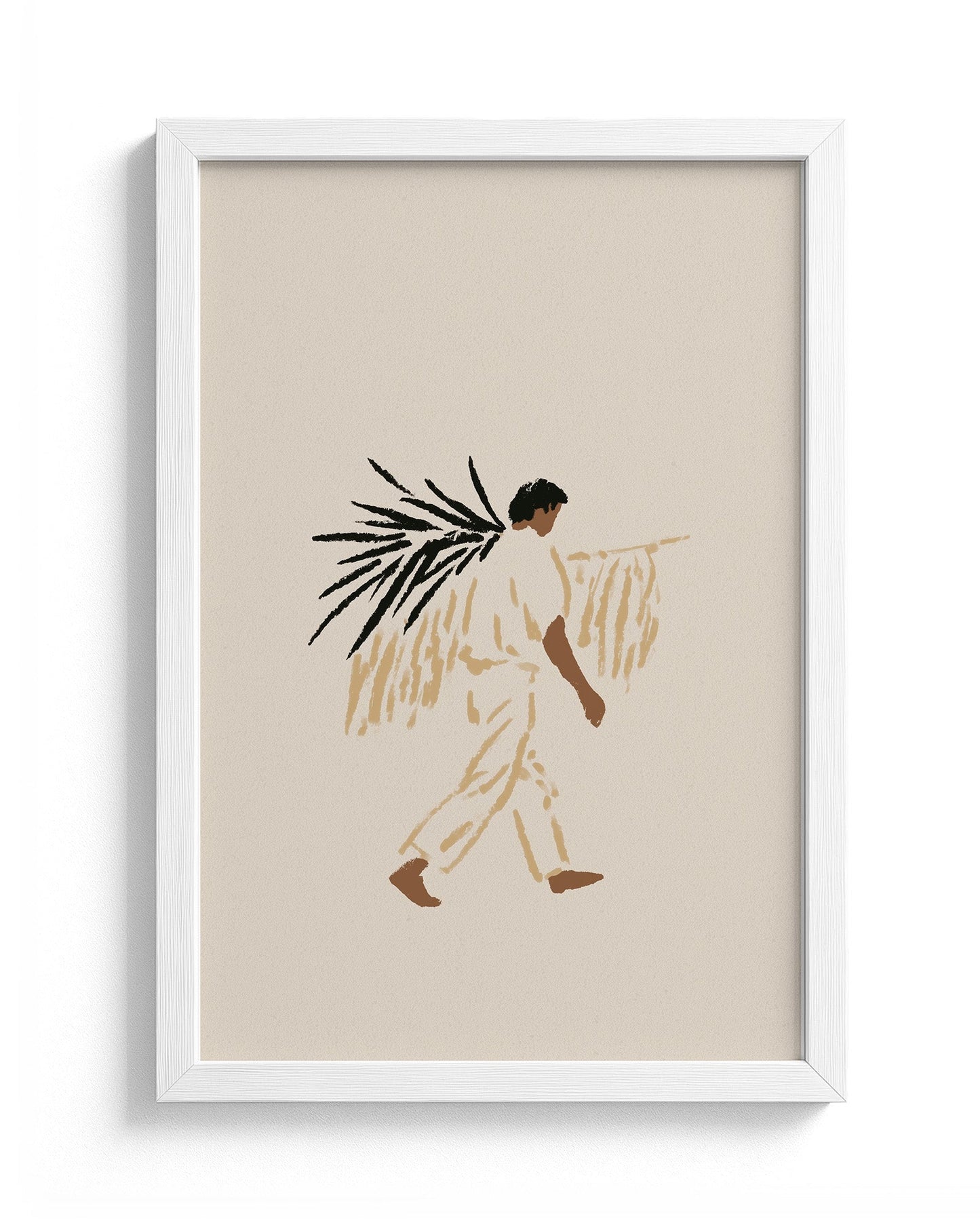Palm Harvest - White Frame Main