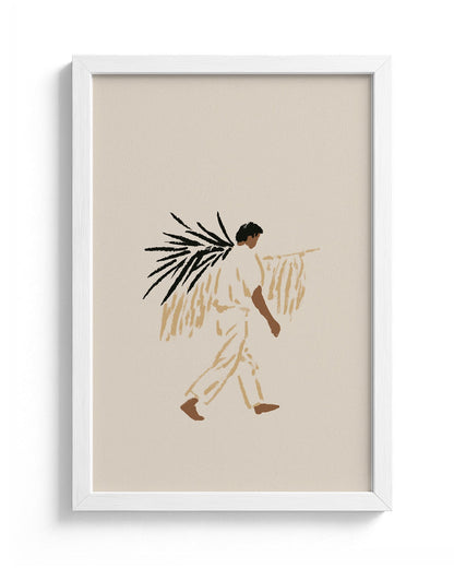 Palm Harvest - White Frame Main