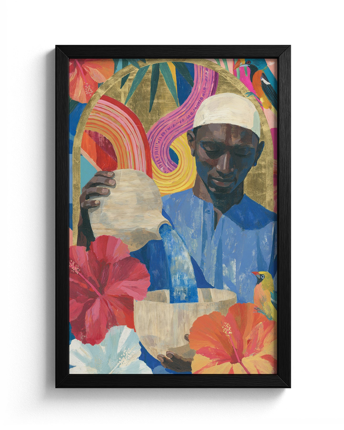 Palm Wine - Black Frame Main