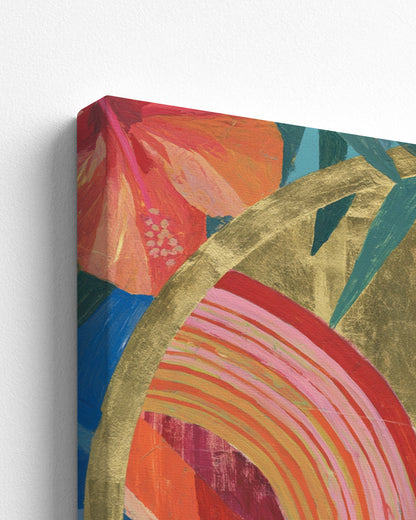Palm Wine - Thick Canvas Detail