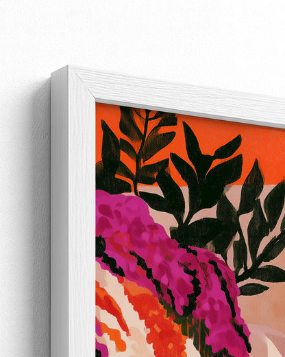 Pelourinho Steps - White Frame
