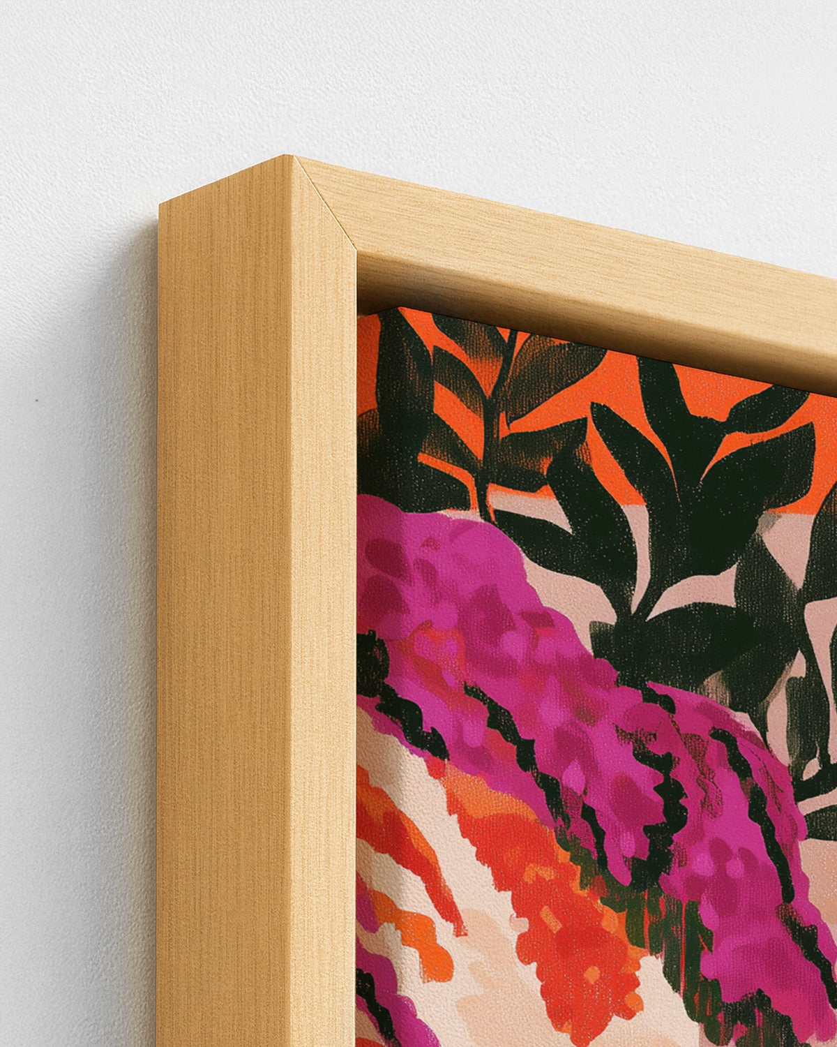Pelourinho Steps - Wood Framed Canvas Detail
