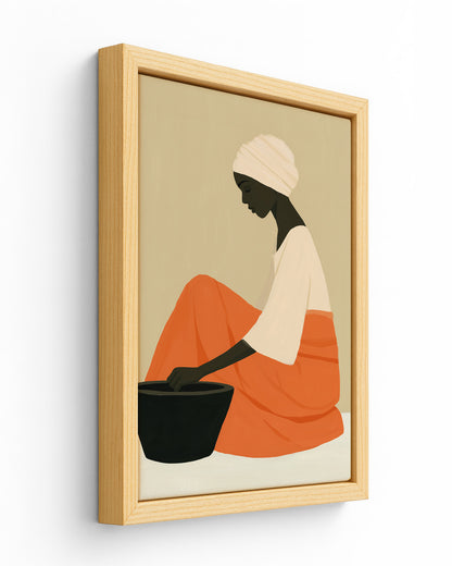 Quietude - Wood Framed Canvas