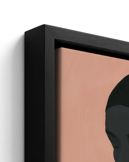 Repose - Black Framed Canvas Detail