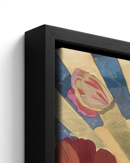 Reverie - Black Framed Canvas Detail