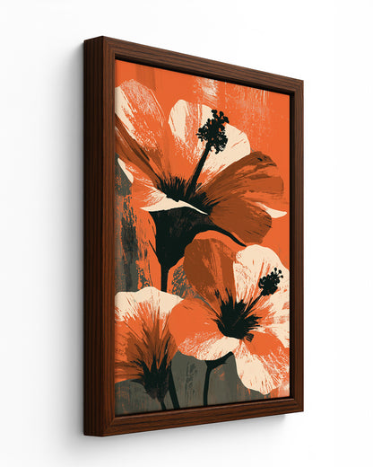 Roselle - Black Framed Canvas