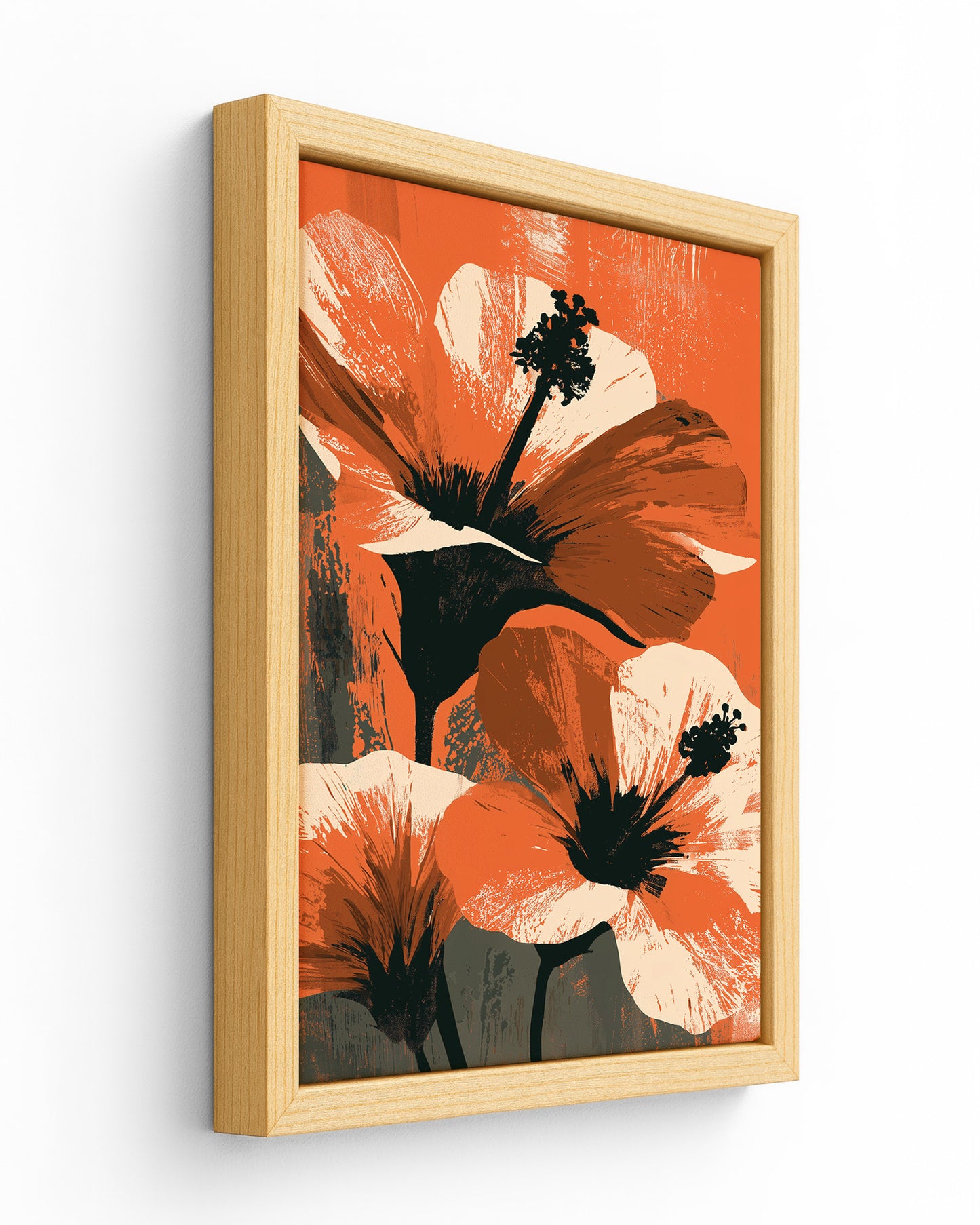 Roselle - Wood Framed Canvas