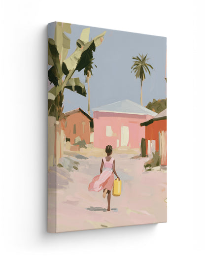 Run Ahead - Thick Canvas