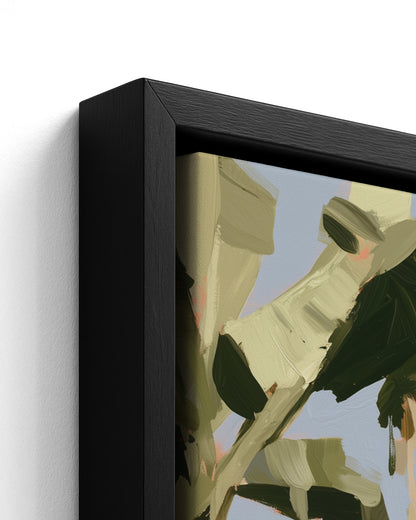 Run Ahead - Black Framed Canvas Detail