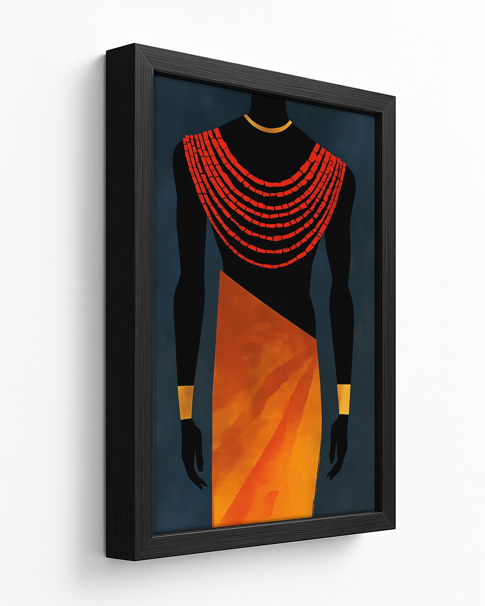 Sentinel - Dark Wood Framed Canvas