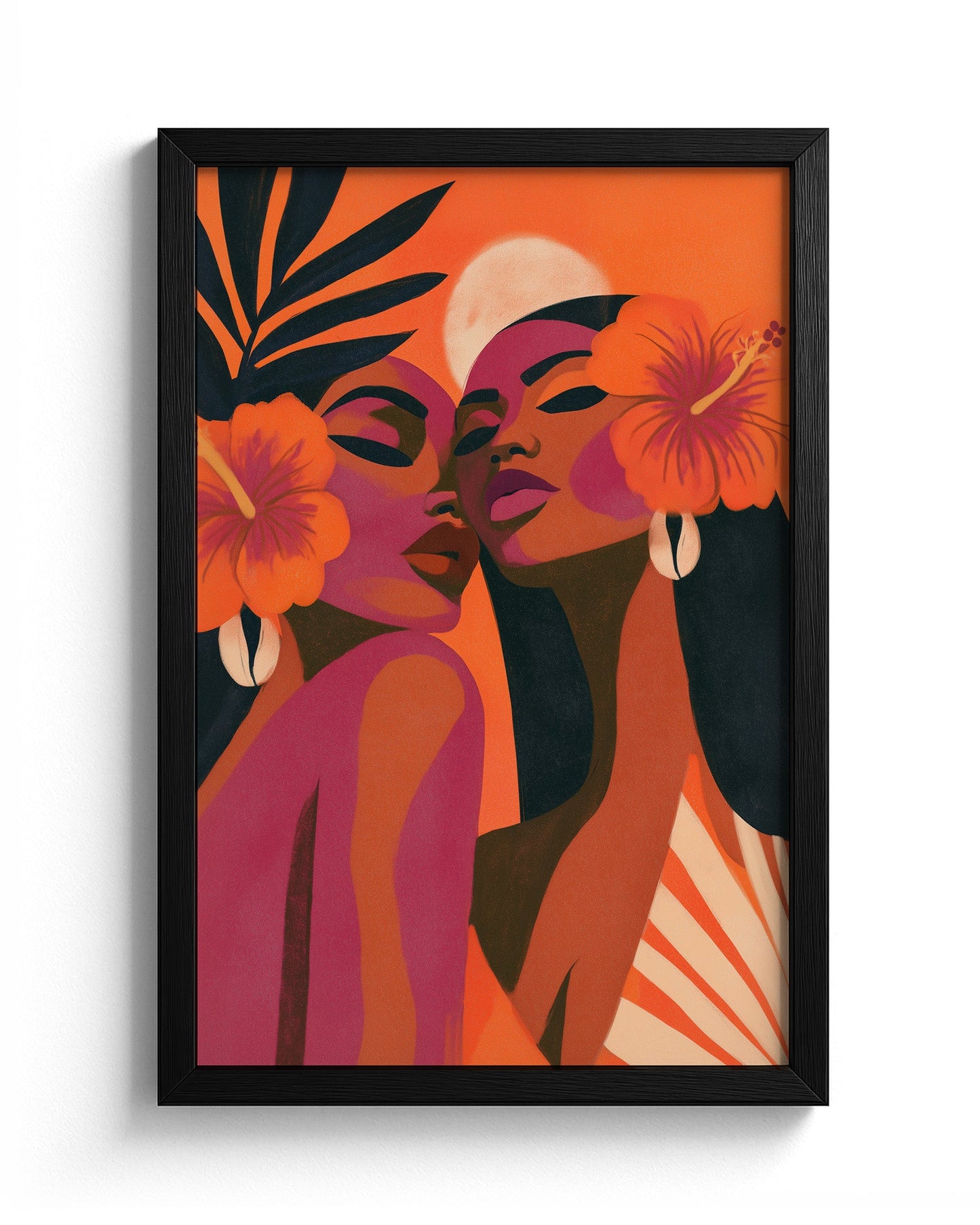 Sisters in Bloom - Black Frame Main