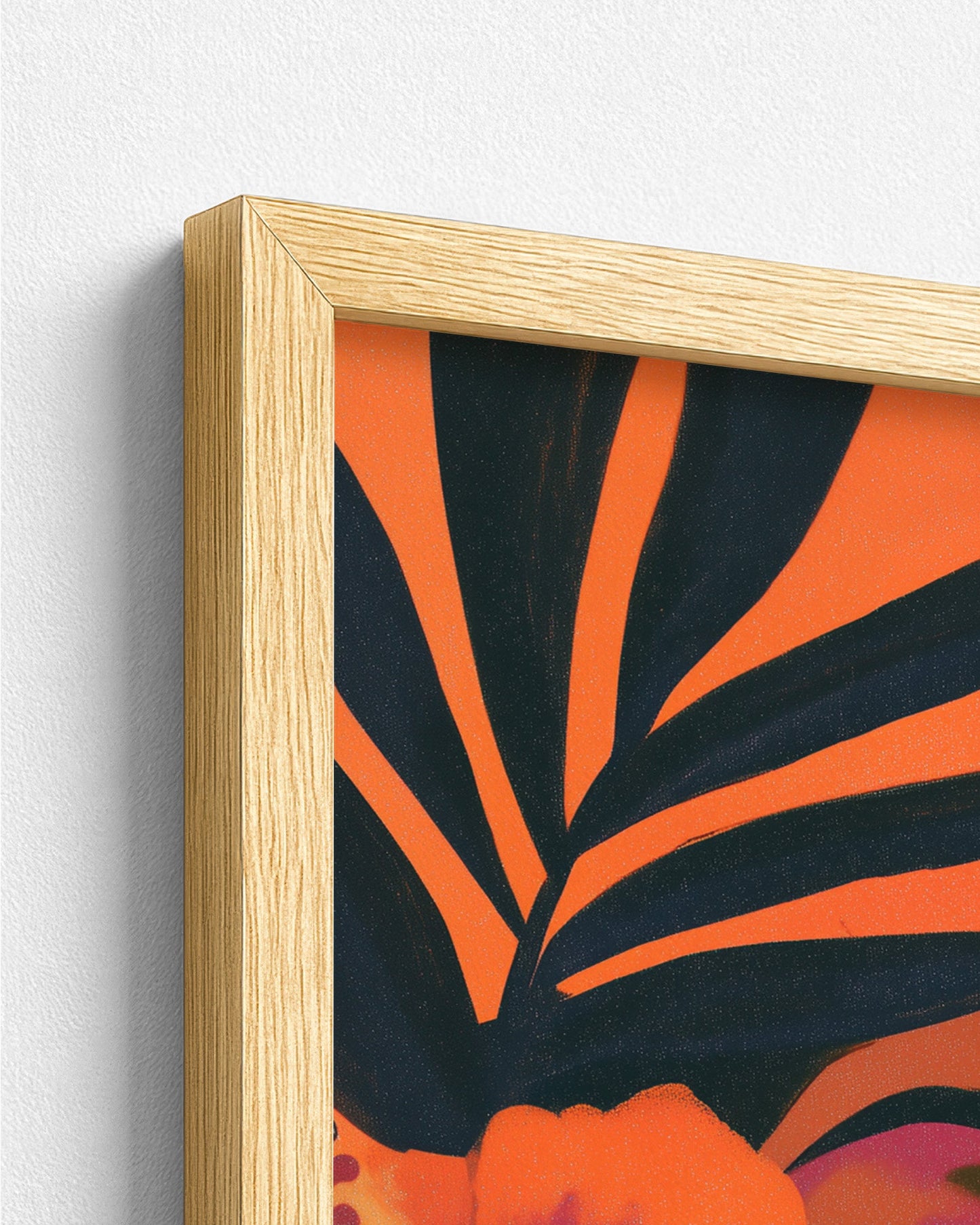 Sisters in Bloom - Wood Frame Detail