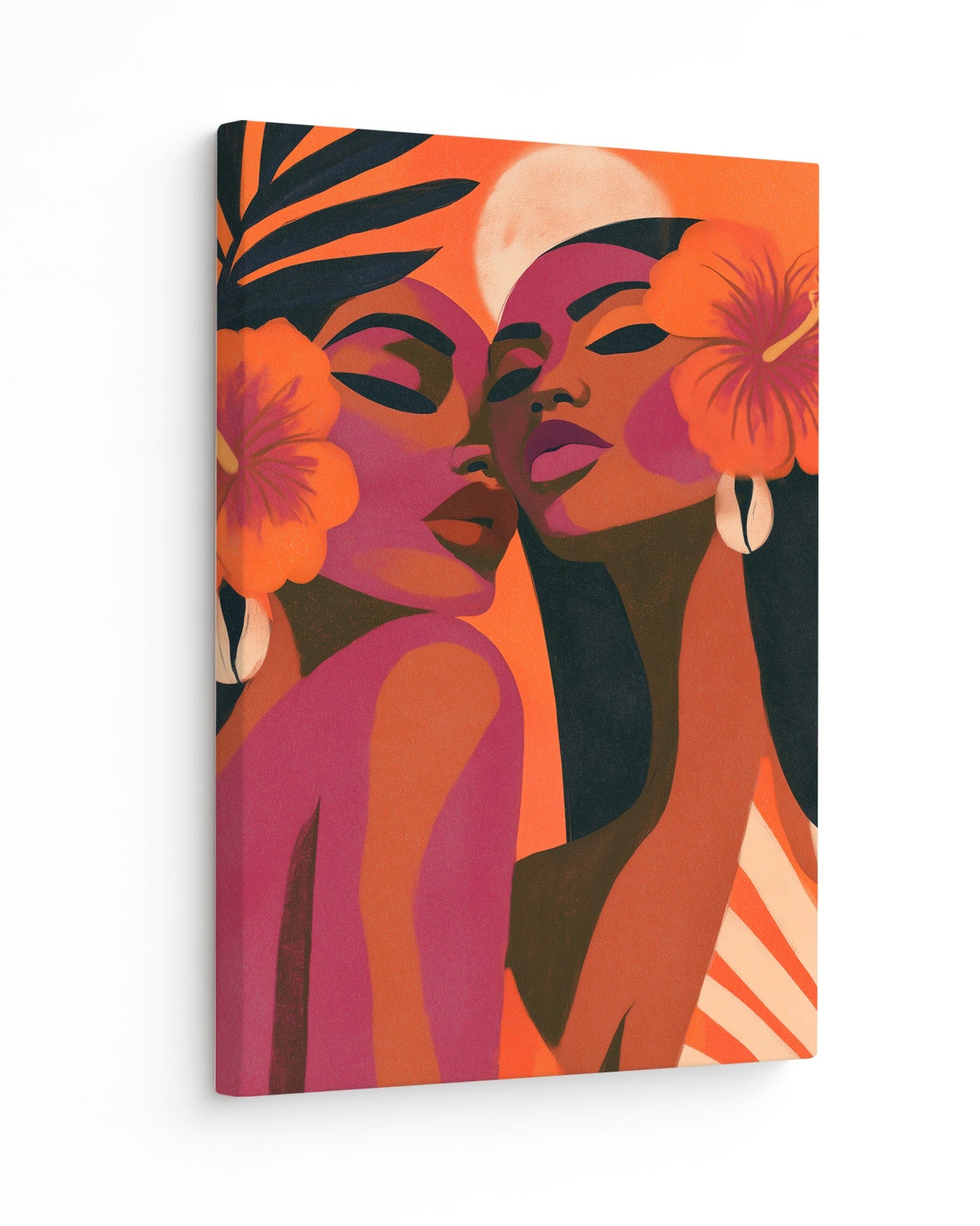 Sisters in Bloom - Slim Canvas