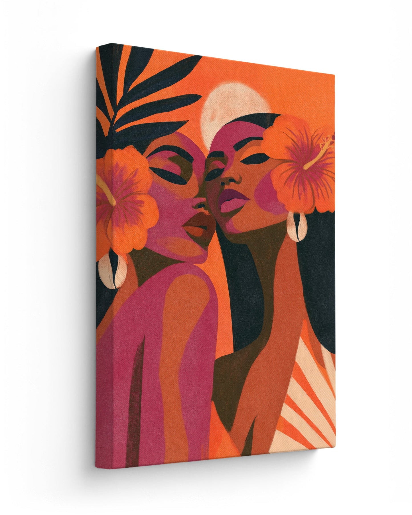 Sisters in Bloom - Thick Canvas