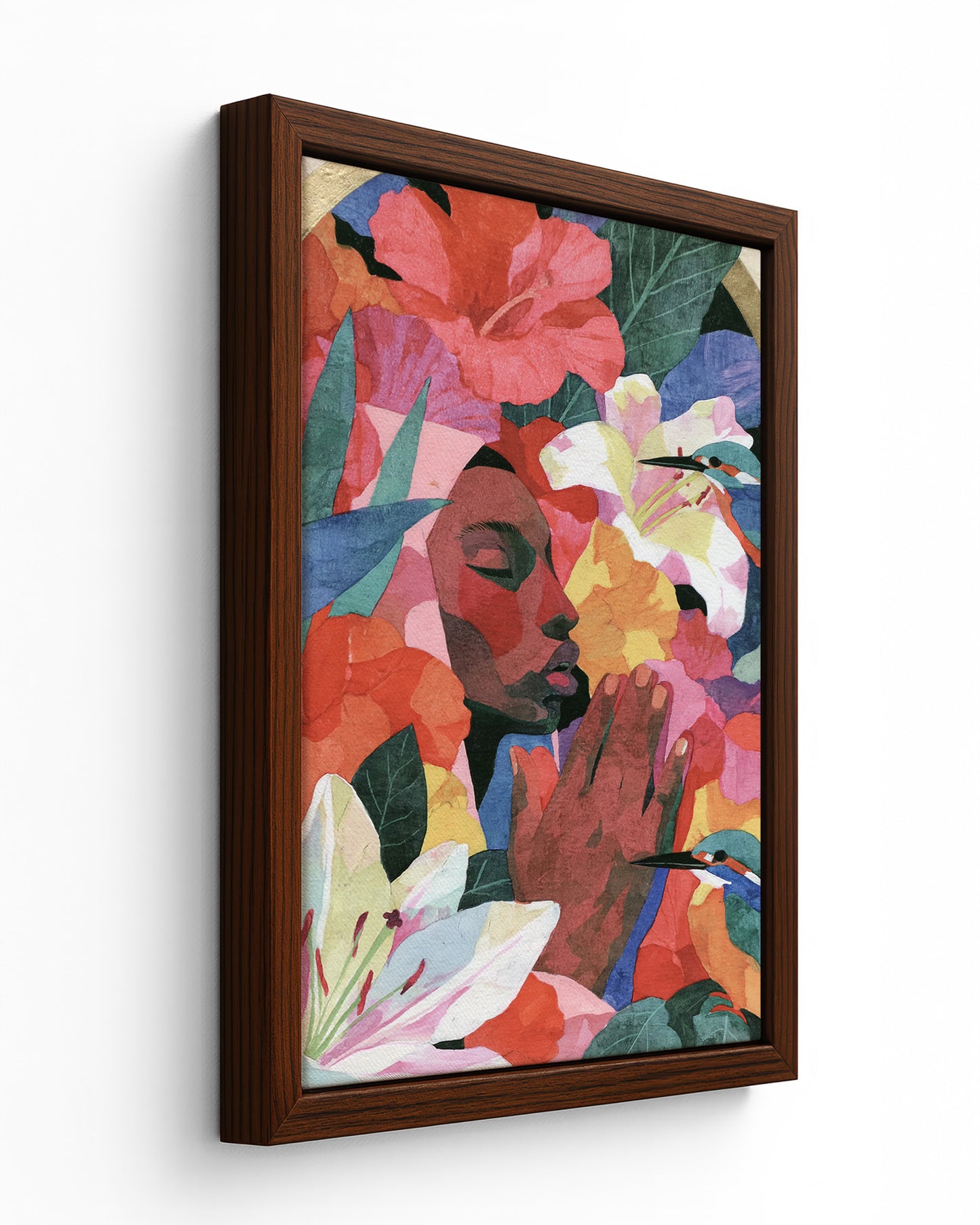 Songbird - Black Framed Canvas