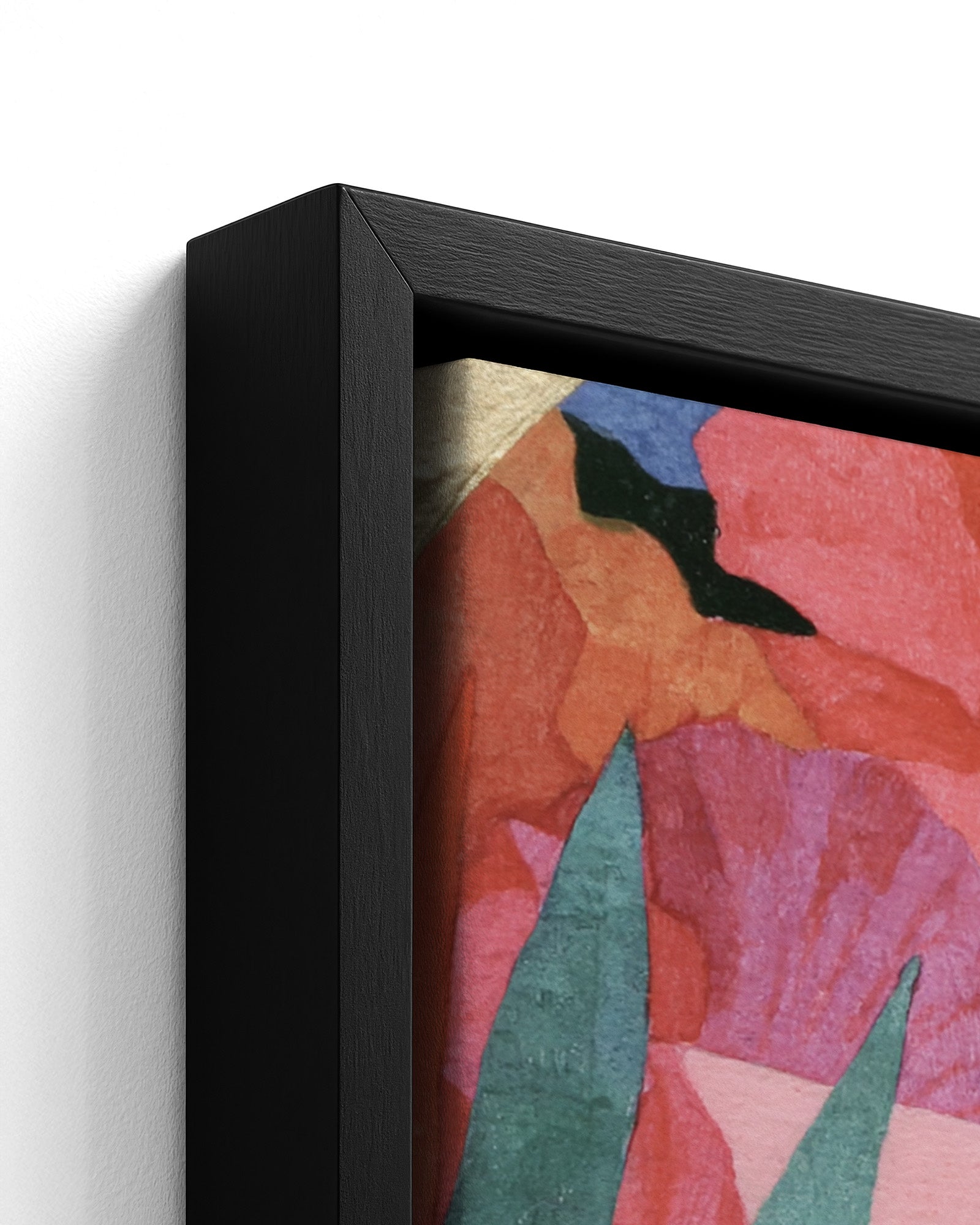 Songbird - Black Framed Canvas Detail