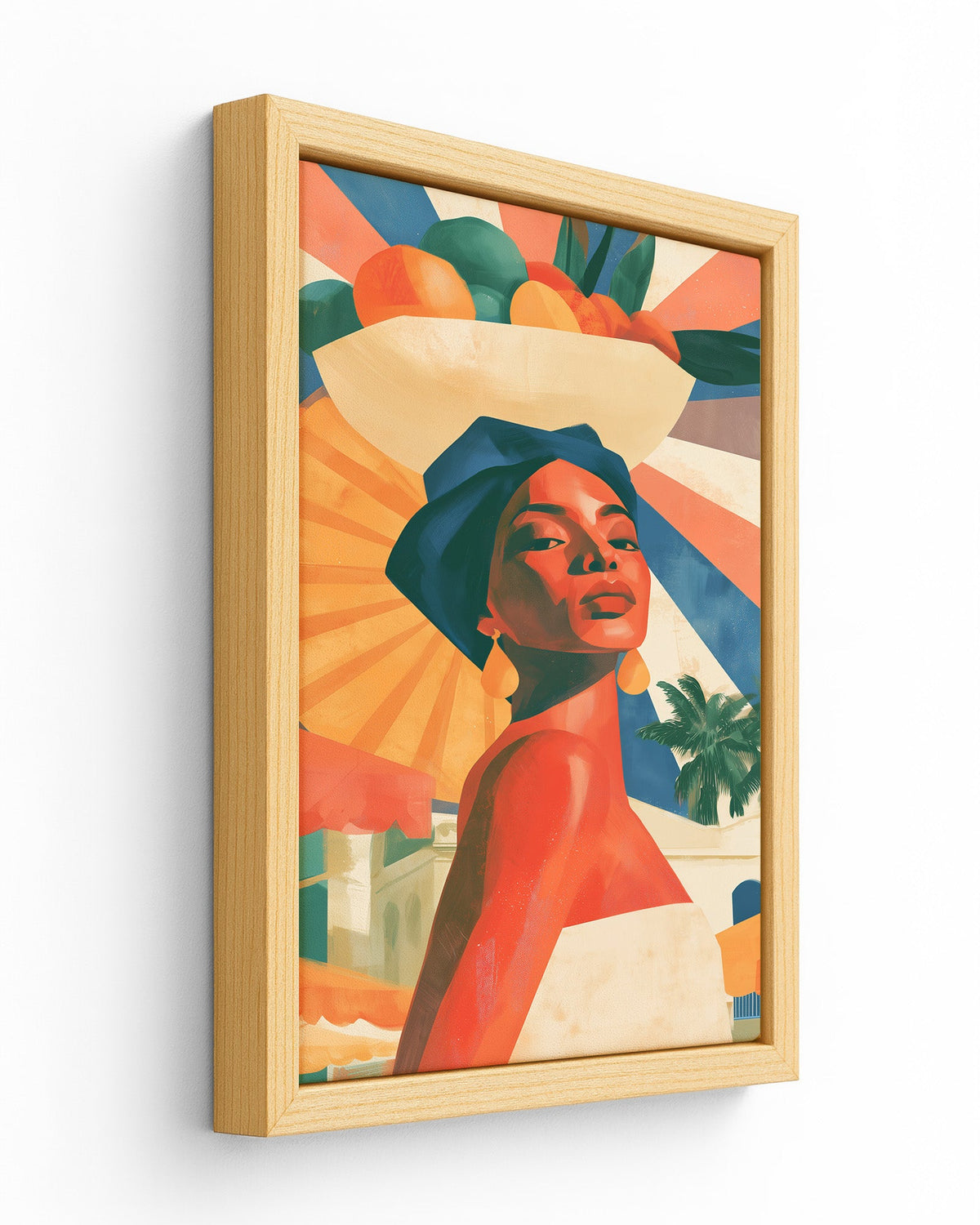 The Baiana - Wood Framed Canvas