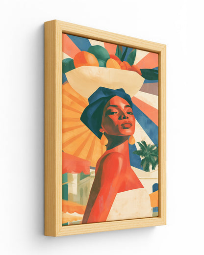 The Baiana - Wood Framed Canvas