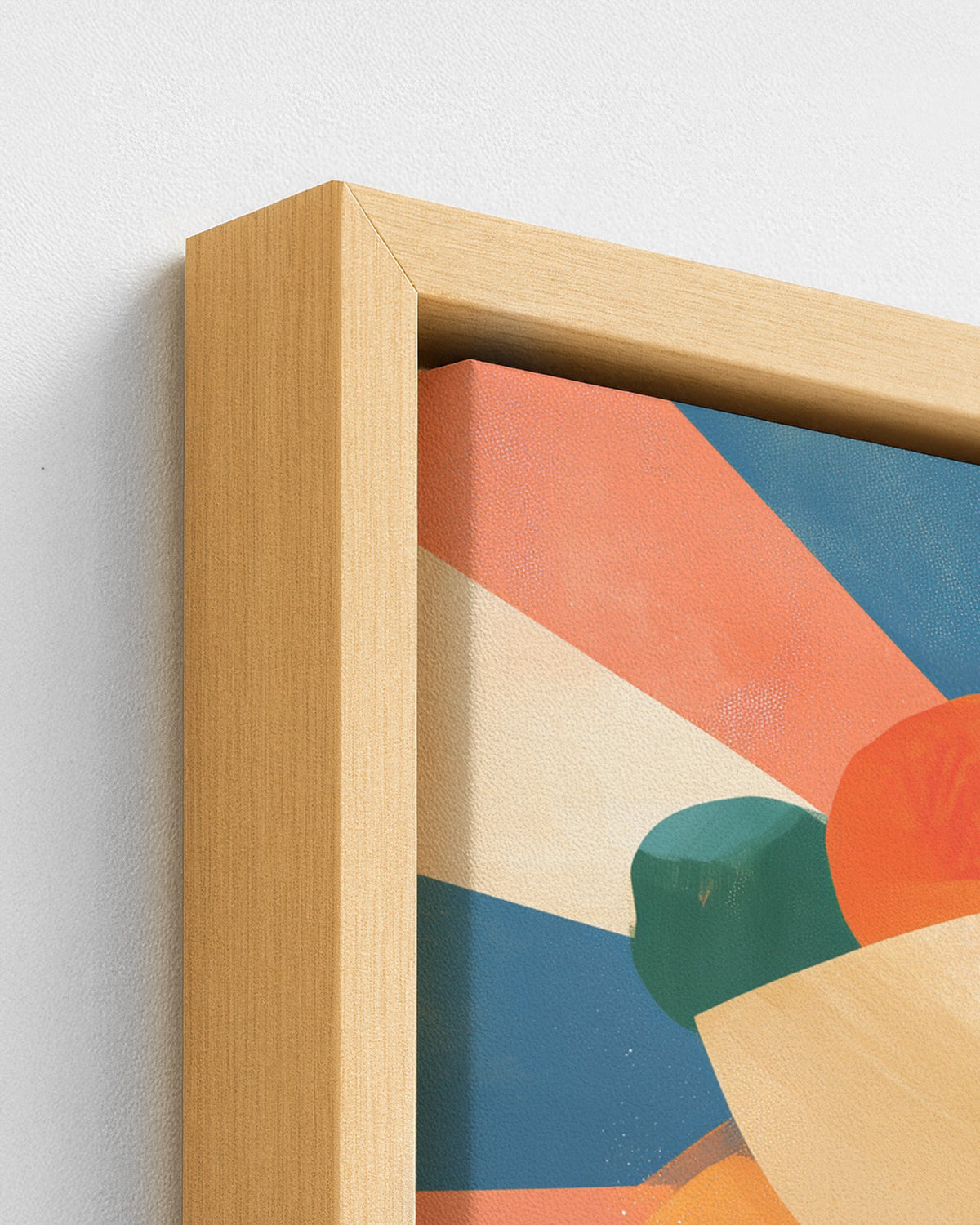 The Baiana - Wood Framed Canvas Detail