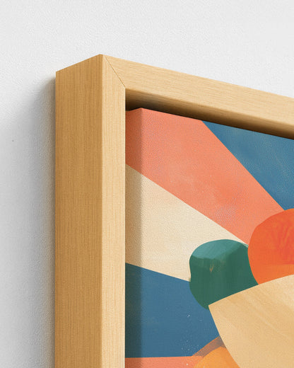The Baiana - Wood Framed Canvas Detail
