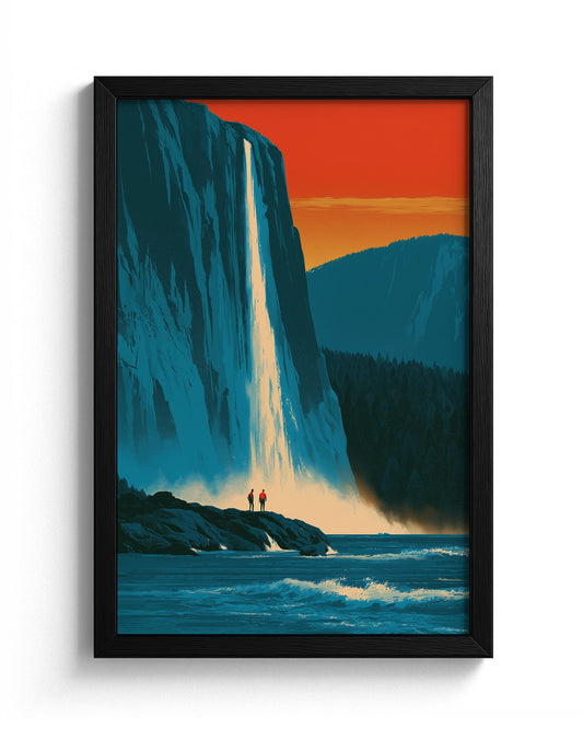 The Cascade - Black Frame Main
