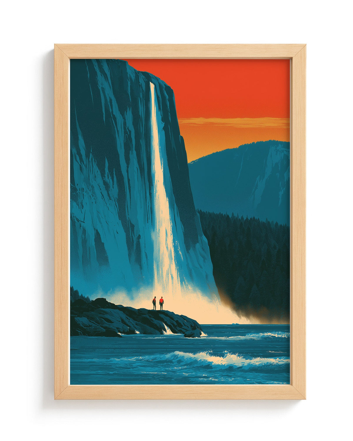 The Cascade - Wood Frame