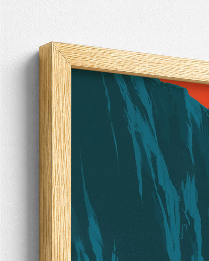 The Cascade - Wood Frame Detail