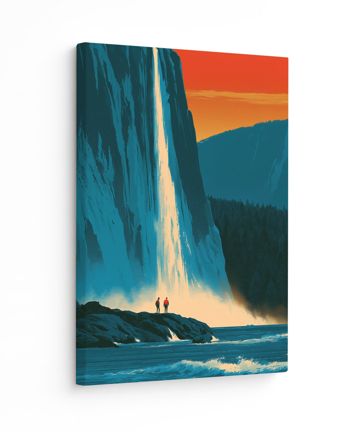 The Cascade - Slim Canvas