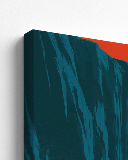 The Cascade - Thick Canvas Detail