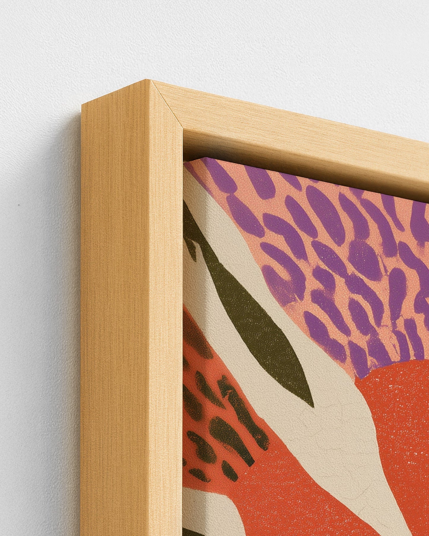 The Circle - Wood Framed Canvas Detail