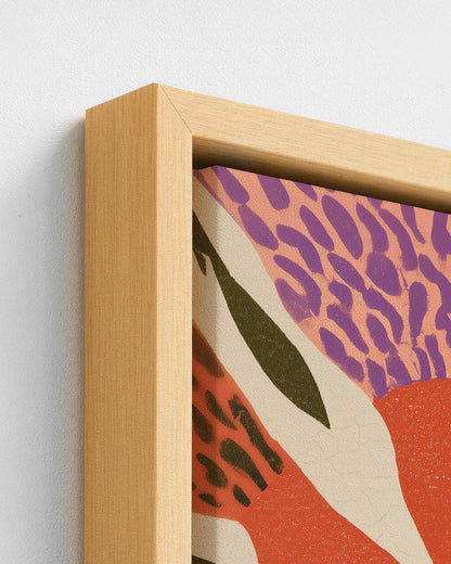 The Circle - Wood Framed Canvas Detail