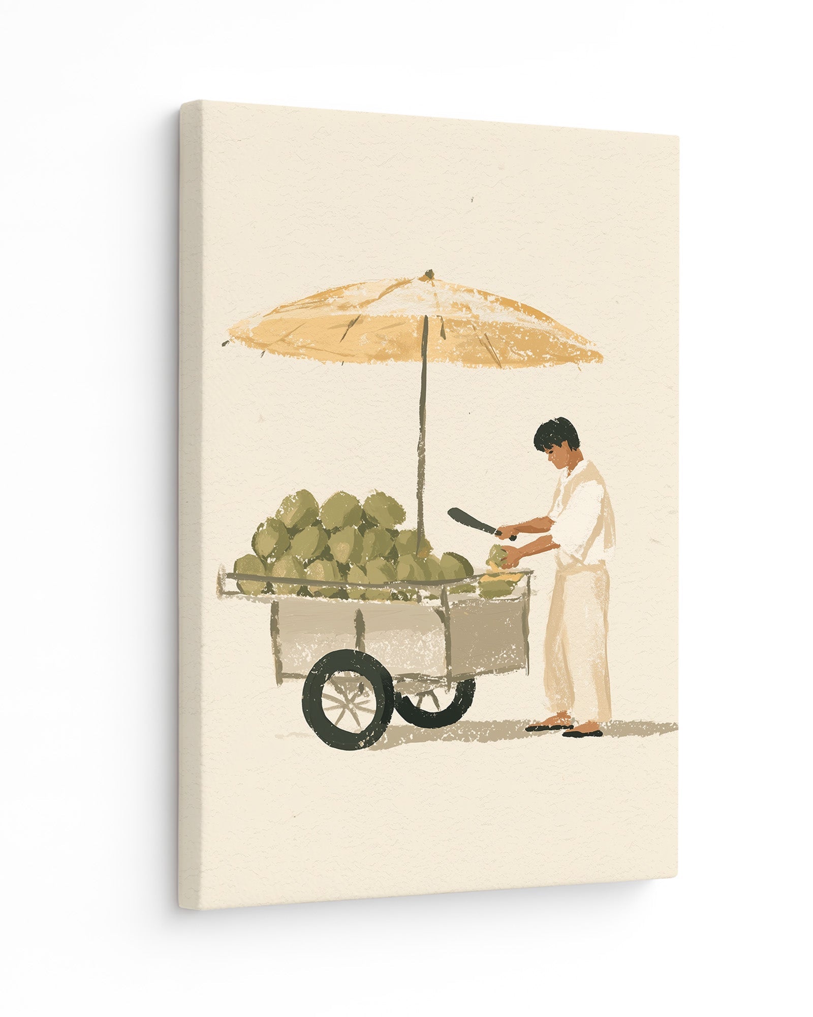 The Coconut Seller - Slim Canvas