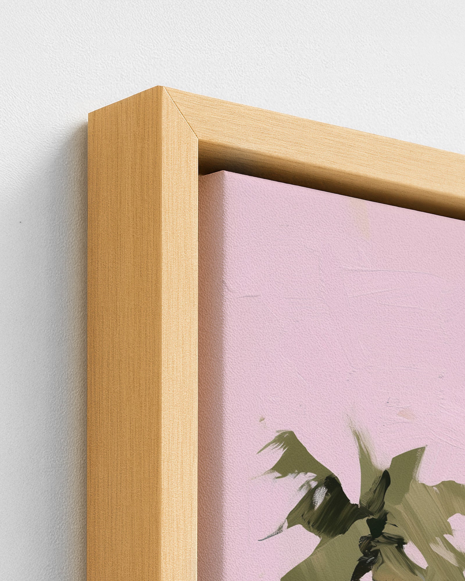 The Errand - Wood Framed Canvas Detail
