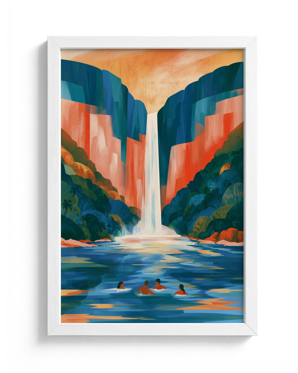 The Falls - White Frame Main
