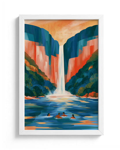 The Falls - White Frame Main